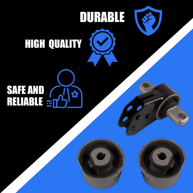 RANSOTO Front Differential Mount with Bushing Bracket Compatible with 2005 2006 2007 2008 2009 2010 Jeep Grand Cherokee Commander Replaces 52114354AA 52089516AB - Image 4
